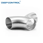Sanitary Data Center Water Cooling  Stainless Steel Hygienic Butt Weld 3A SMS DIN AS BS Double Bend