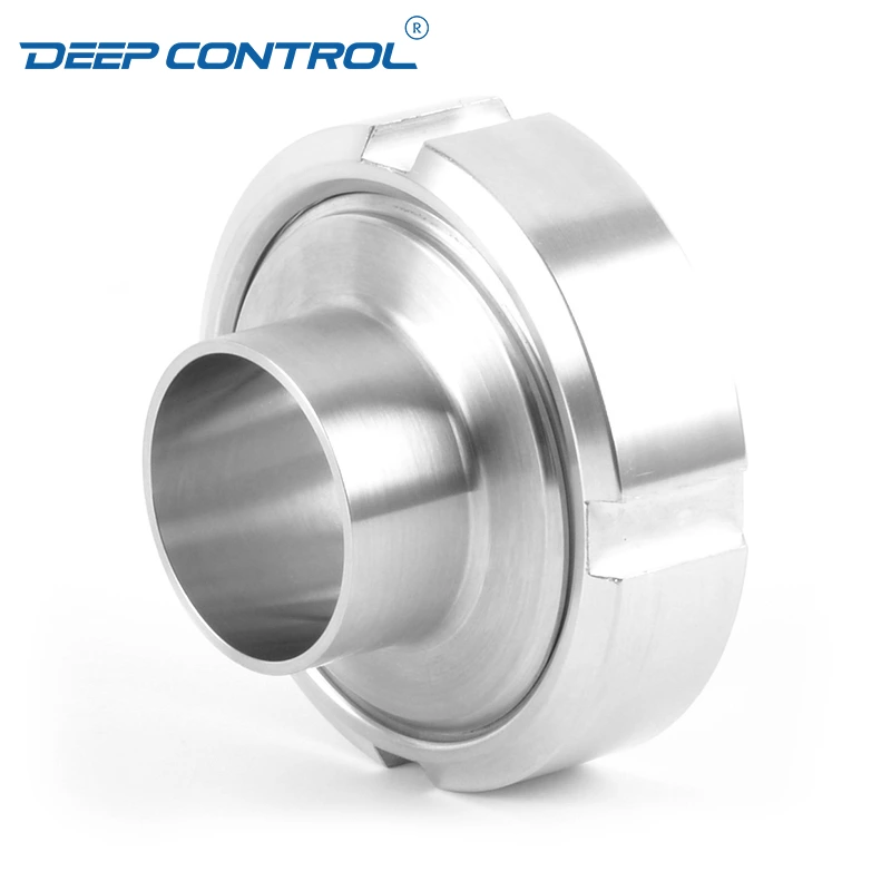 Sanitary Water Cooling Liquid Data Center Hygienic Stainless Steel DIN Liner Male Nut Long DIN11851 Union