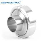 Sanitary Water Cooling Liquid Data Center Hygienic Stainless Steel DIN Liner Male Nut Long DIN11851 Union