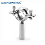 Data Center Liquid Water Cooling Hygienic Stainless Steel Weld Heavy Duty Pipe Holder