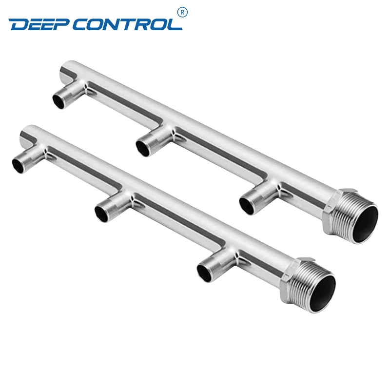 Data Center Liquid Cooling Water Stainless Steel SS304 SS316L Sanitary NPT BSPT Male Water Distribution Manifold