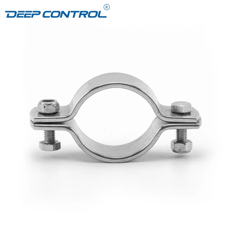 Cooling Water Data Center Hygienic Stainless Steel Round Pipe Hanger Without Base