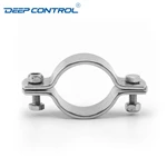 Cooling Water Data Center Hygienic Stainless Steel Round Pipe Hanger Without Base