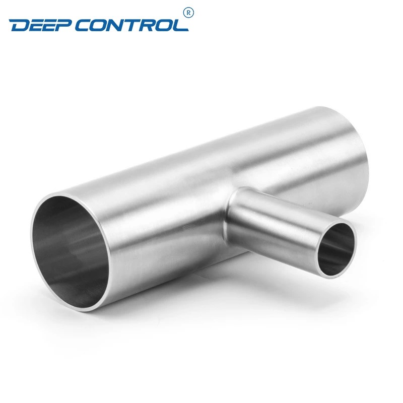 Sanitary Stainless Steel Data Center Liquid Cooling Water 3A SMS DIN AS BS Welding Reducing Tee