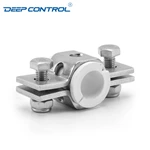 Cooling Water Data Center Sanitary Stainless Steel Hexagon Pipe Hanger With White PVC Insert