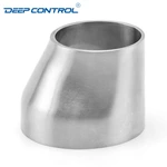 Sanitary Data Center Cooling Water Hygienic 3A SMS DIN AS BS Stainless Steel Eccentric Reducer With Straight End