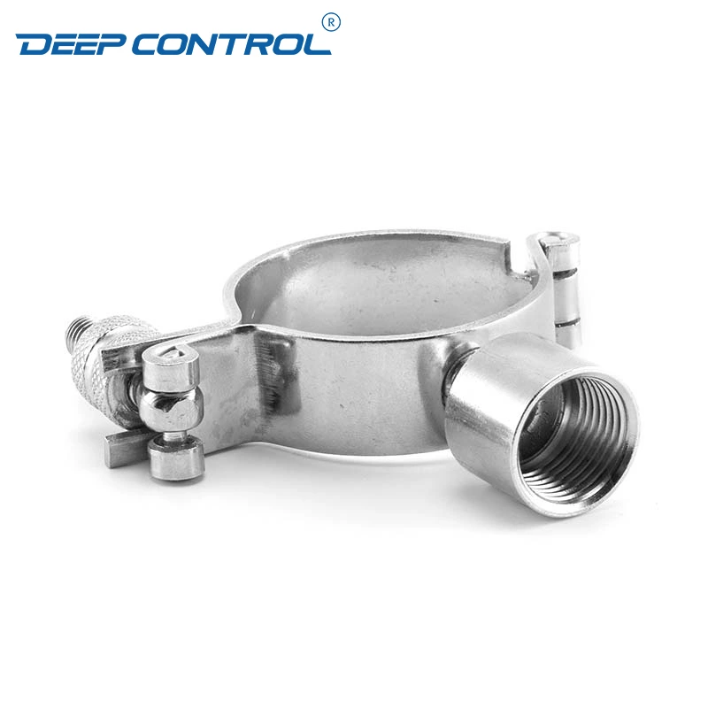 Data Center Cooling Water Sanitary Stainless Steel Hinged Pipe Hanger with BSP Socket