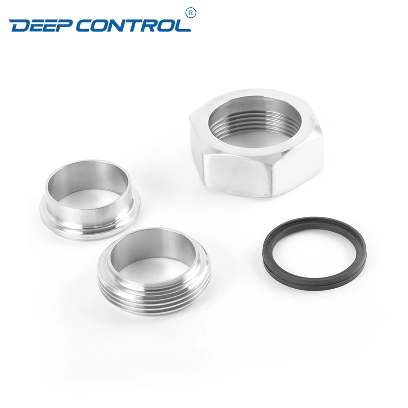 Hygienic Data Center Cooling Water Sanitary Stainless Steel Liner Male Hexagon Nut IDF Union