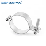 Water Cooling Data Center Sanitary Stainless Steel Hinged Pipe Hanger