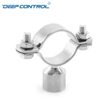 Hygienic Stainless Steel Data Center Cooling Water Pipe Hanger Saddle Clip With BSP Socket