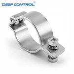 Data Center Liquid Cooling Water Stainless Steel Hygienic Pipe Hanger Plain Clamp