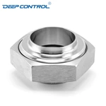 Data Center Liquid Cooling Water Stainless Steel Sanitary Flat Faced Liner Male Hex Nut CIP Complete Union
