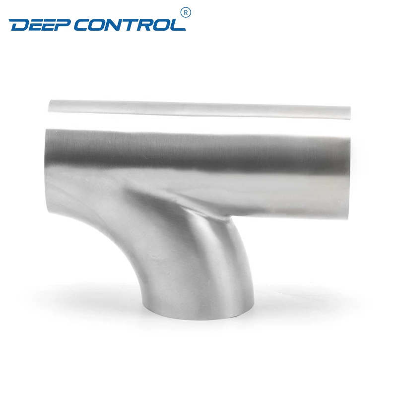 Sanitary Cooling Water Data Center Stainless Steel Hygienic Butt Weld 3A SMS DIN AS BS Welding Y Type Tee