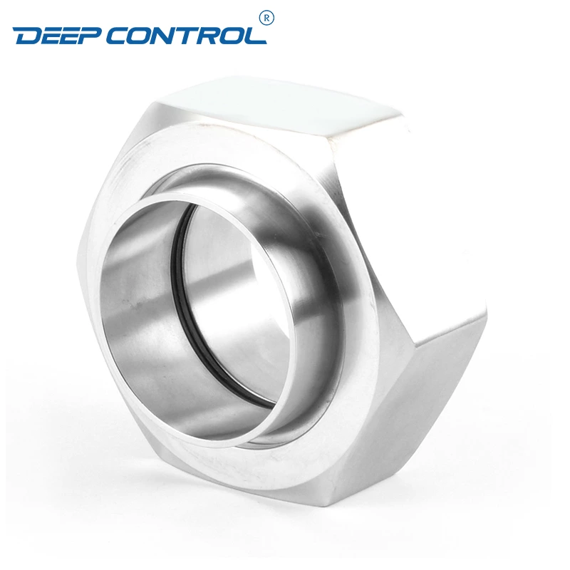 Hygienic Data Center Cooling Water Sanitary Stainless Steel Liner Male Hexagon Nut IDF Union