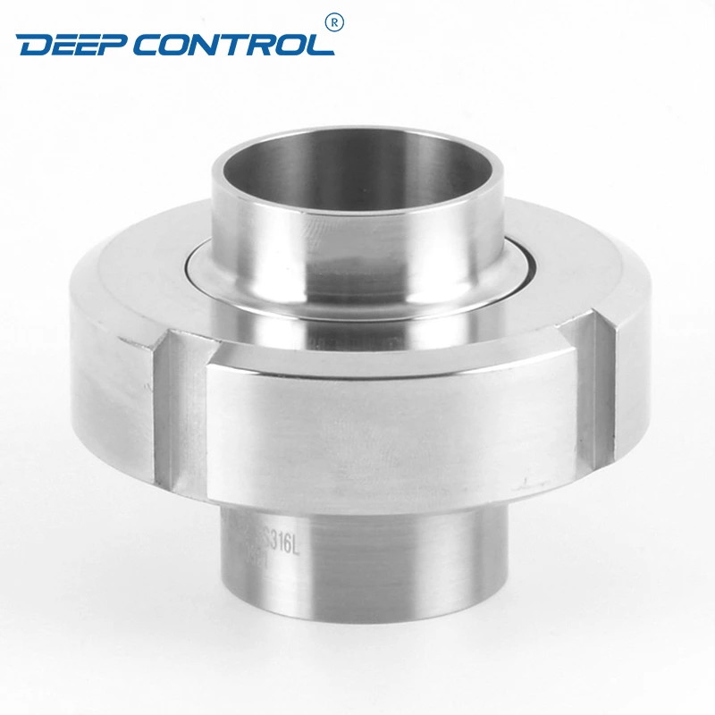 Sanitary Water Cooling Liquid Data Center Hygienic Stainless Steel DIN Liner Male Nut Long DIN11851 Union