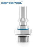 Stainless Steel Water Cooling Liquid Data Center SSS304 SS316L Universal Quick Disconnect UQD02 UQD04 UQD06 UQD08 UQD Nipple Plug