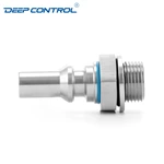 Stainless Steel Water Cooling Liquid Data Center SSS304 SS316L Universal Quick Disconnect UQD02 UQD04 UQD06 UQD08 UQD Nipple Plug