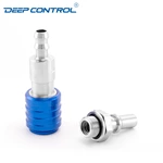 Stainless Steel Cooling Water Liquid Data Center Universal Quick Disconnects UQD02 UQD04 UQD06 UQD08 UQD Socket Nipple
