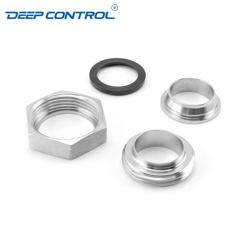 Data Center Liquid Cooling Water Stainless Steel Sanitary Flat Faced Liner Male Hex Nut CIP Complete Union
