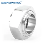 Hygienic Data Center Cooling Water Sanitary Stainless Steel Liner Male Hexagon Nut IDF Union