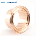 Data Center Liquid Water Cooling Sanitary Hygienic Copper Brass Tri Clamp Ferrule