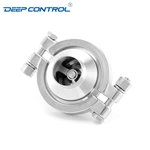 Hygienic Direct to Chip Liquid Cooling Stainless Steel Butt Weld Welding Check Valve With High Pressure Clamp