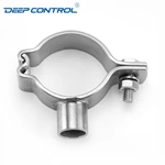 Data Center Liquid Cooling Water Sanitary Stainless Steel Bossed Clamp Pipe Hanger