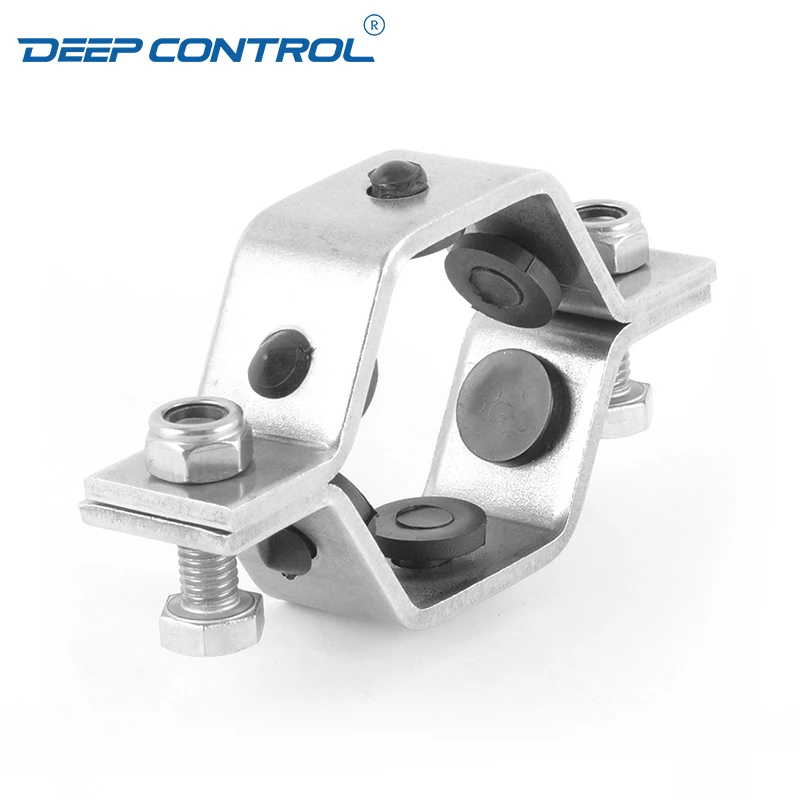 Data Center Liquid Cooling Water Sanitary Stainless Steel Hexagon TH4 Black Insert Pipe Holder