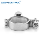 Data Center Cooling Water Sanitary Stainless Steel Hinged Pipe Hanger with BSP Socket