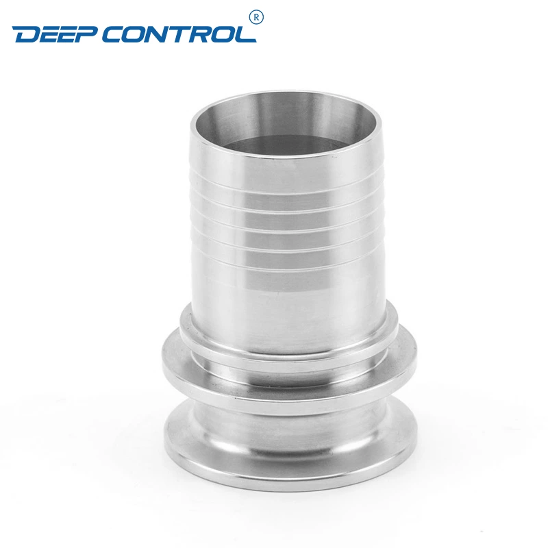 Data Center Liquid Cooling Water Sanitary Stainless Steel Hygienic Tri Clamp Ferrule Rubber Barb Hose
