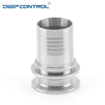 Data Center Liquid Cooling Water Sanitary Stainless Steel Hygienic Tri Clamp Ferrule Rubber Barb Hose