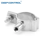 Data Center Liquid Cooling Water Sanitary Stainless Steel  Pipe Hanger M10 Bossed Clamp