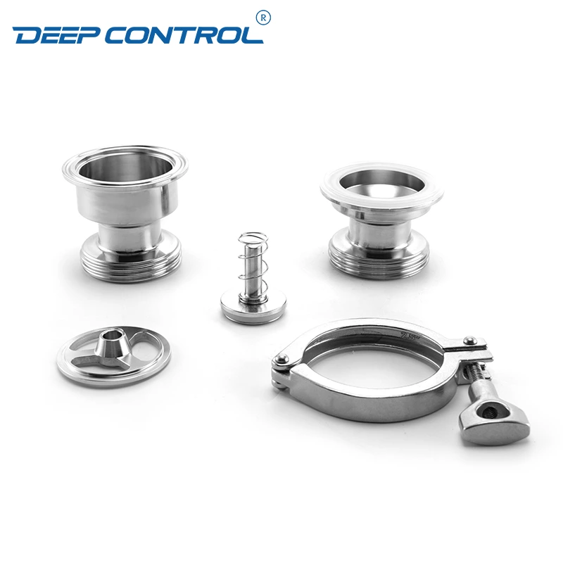 Hygienic Water Cooling Liquid Data Center Stainless Steel Thread Male Check Valve No Return Valve