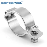 Data Center Liquid Cooling Water Stainless Steel Hygienic Pipe Hanger Plain Clamp