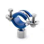 Liquid Cooling Water Sanitary Stainless Steel Hygienic Thread M10 Pipe Hanger With Blue Insert