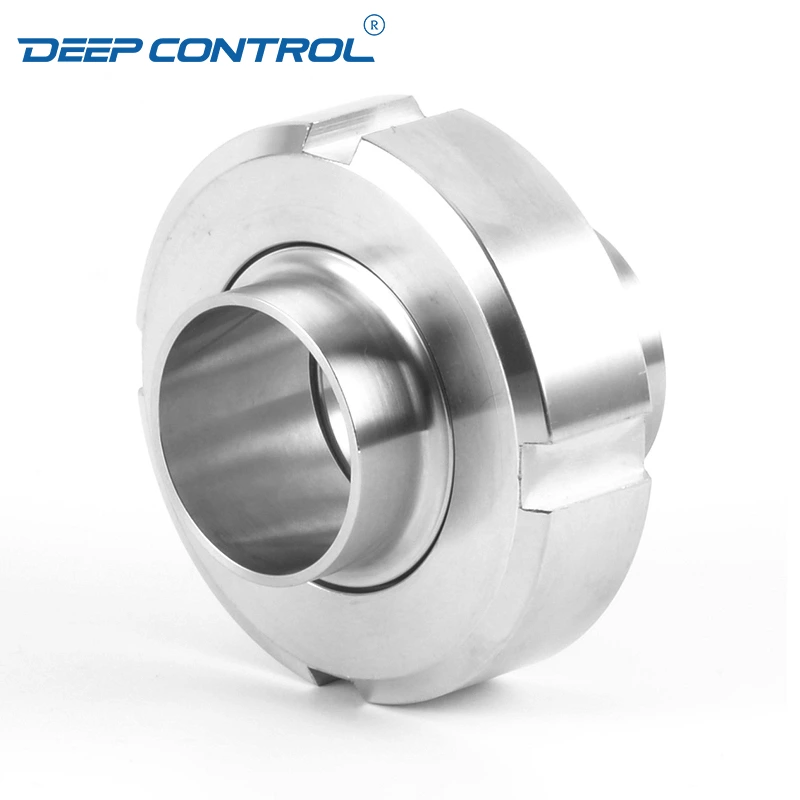 Sanitary Water Cooling Liquid Data Center Hygienic Stainless Steel DIN Liner Male Nut Long DIN11851 Union