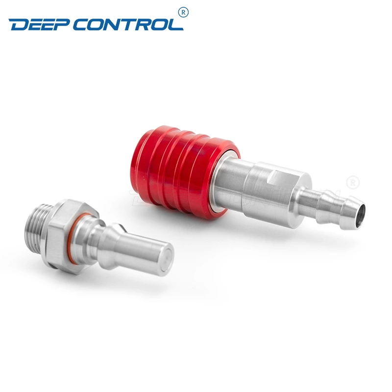 Liquid Cooling Data Center  Free Leaking Stainless Steel Universal Quick Disconnect UQD Plug Coupling