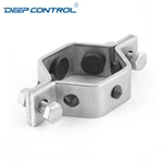Data Center Liquid Cooling Water Sanitary Stainless Steel Hexagon TH4 Black Insert Pipe Holder