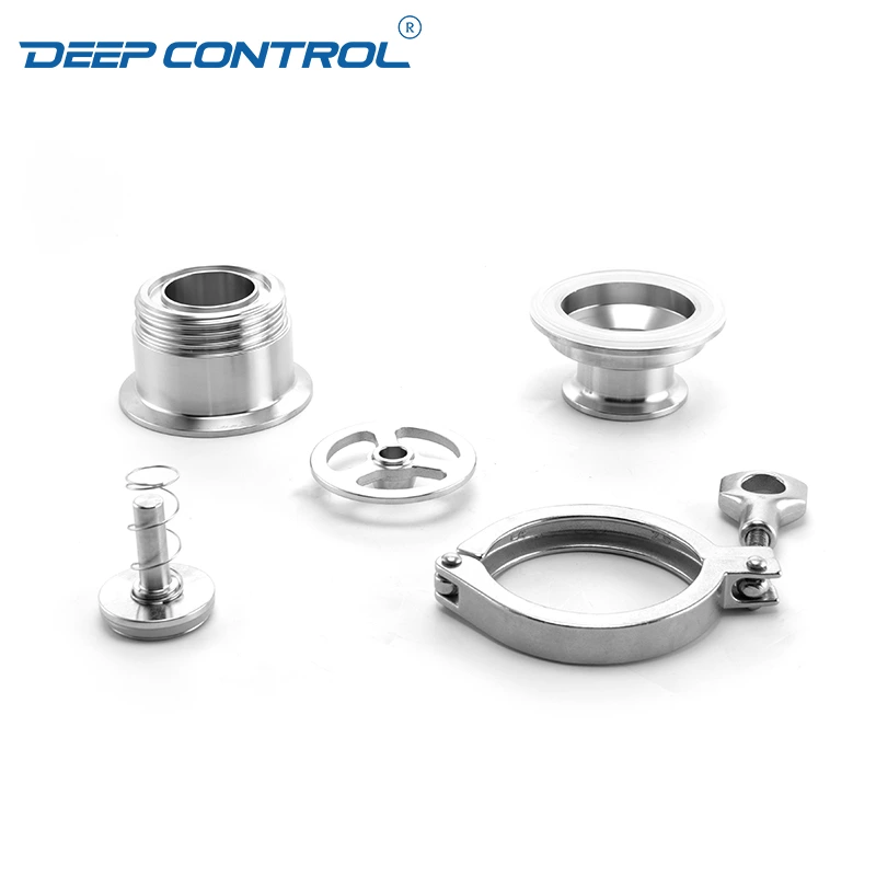 Hygienic Stainless Steel Cooling Water Data Center Clamped Male Thread No Return Valve