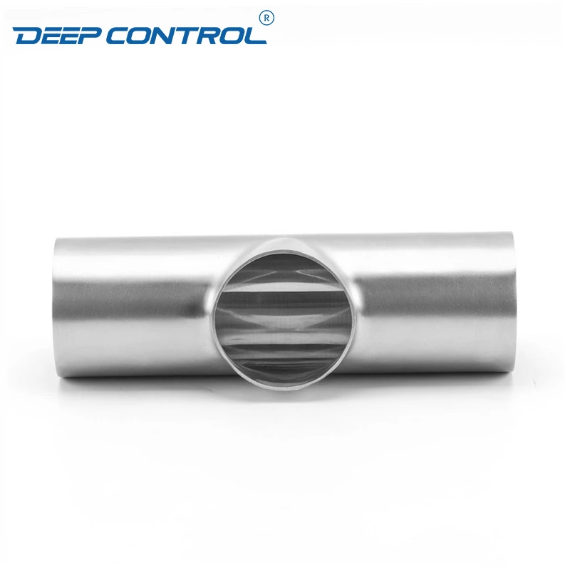 Hygienic Cooling Water Data Center Stainless Steel Butt Weld 3A SMS DIN AS BS Welding Short Tee
