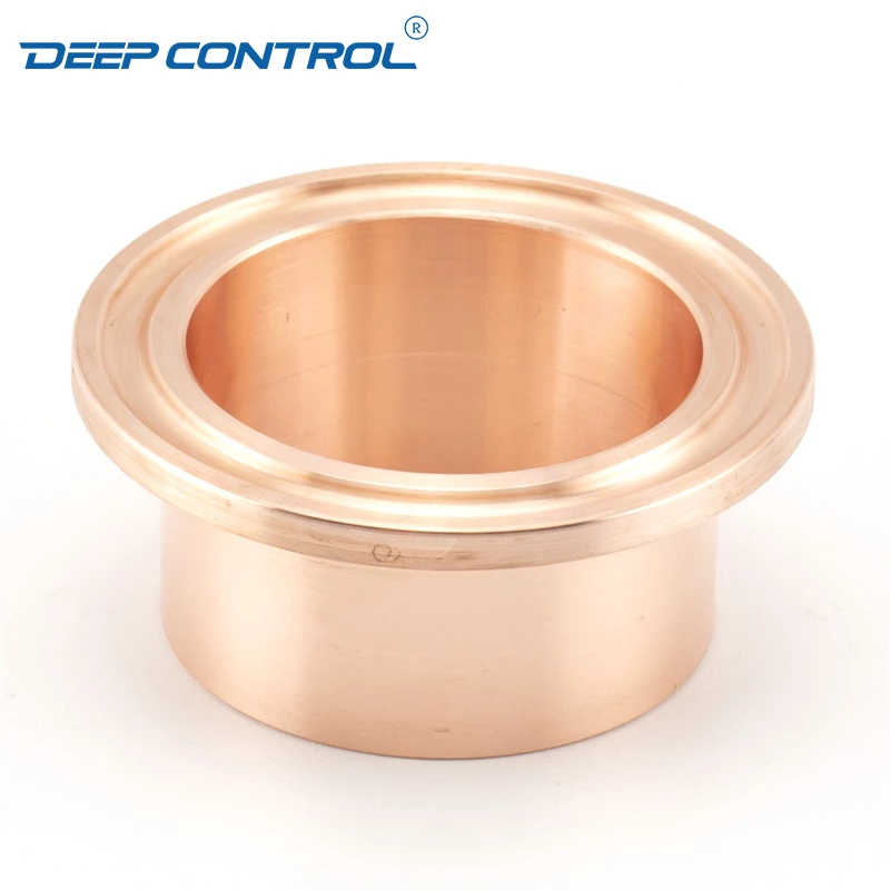 Data Center Liquid Water Cooling Sanitary Hygienic Copper Brass Tri Clamp Ferrule