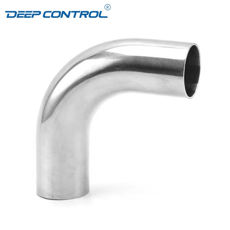 Data Center Cooling Water Sanitary Stainless Steel Bend 3A SMS DIN AS BS Mirror Polishing Weld Elbow