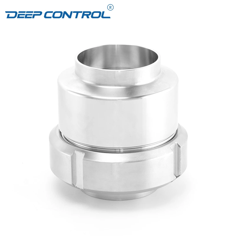 Stainless Steel Hygienic Data Center Liquid Cooling Water Sanitary Union Type No-Return Check Valve