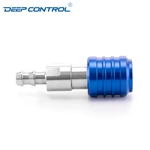 Data Center Cooling Water Stainless Steel SSS304 SS316L Universal Quick Disconnect UQD02 UQD04 UQD06 UQD08 UQD Coupling Socket
