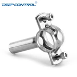 Data Center Liquid Water Cooling Hygienic Stainless Steel Weld Heavy Duty Pipe Holder
