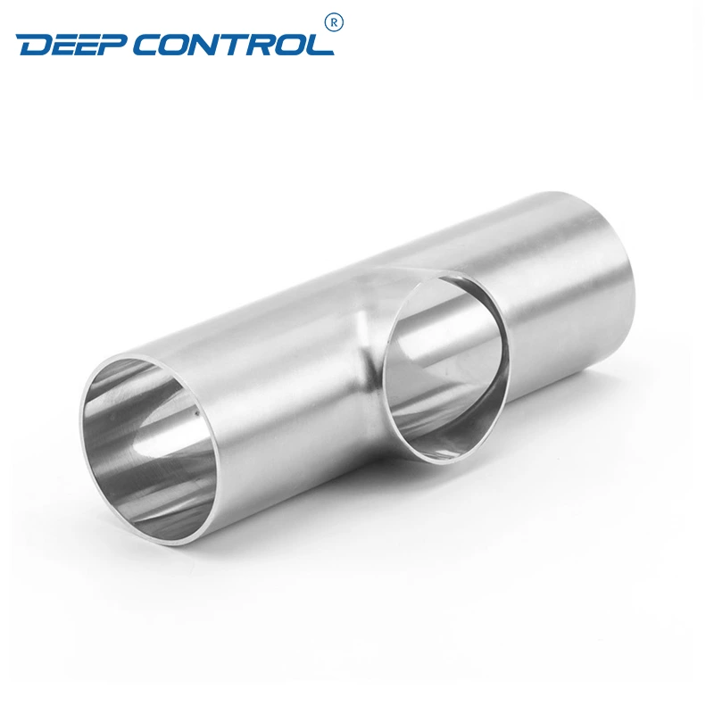 Hygienic Cooling Water Data Center Stainless Steel Butt Weld 3A SMS DIN AS BS Welding Short Tee