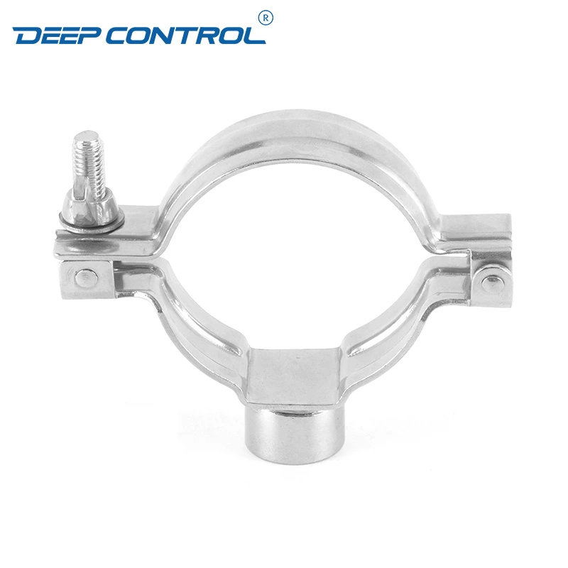 Data Center Liquid Cooling Water Hygienic Stainless Steel TH1M Pipe Holder With Female Thread End