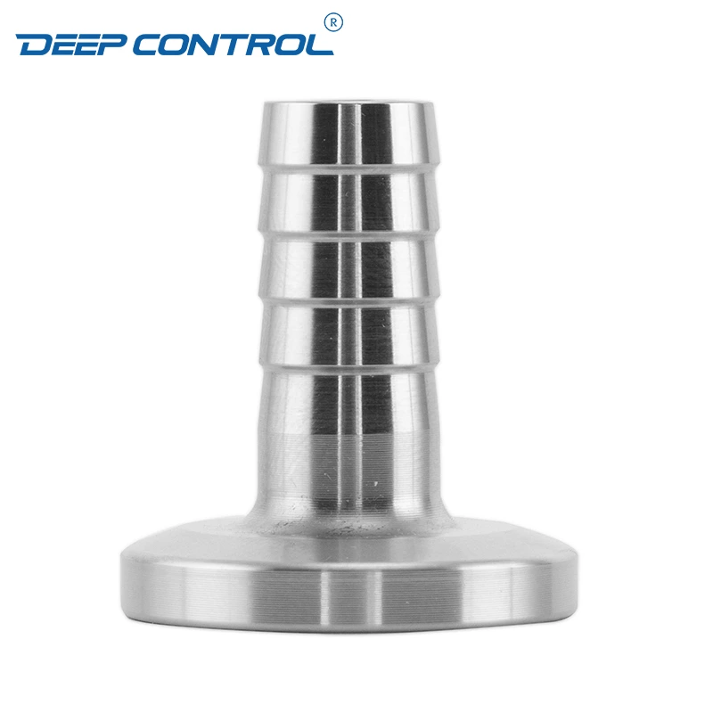 Data Center Liquid Cooling Water Hygienic Stainless Steel Sanitary Tri Clover Clamp Barb Hose Adapter