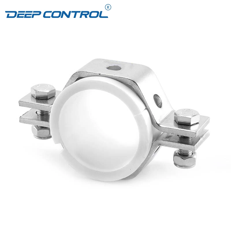 Stainless Steel Cooling Water Data Center Sanitary Hex Pipe Support With White PVC Insert