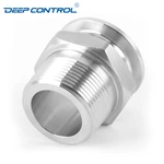 Sanitary Data Center Liquid Cooling Water Stainless Steel Hygienic Hexagone BSPT NPT Thread Male Tri Clamp Connector Adapter